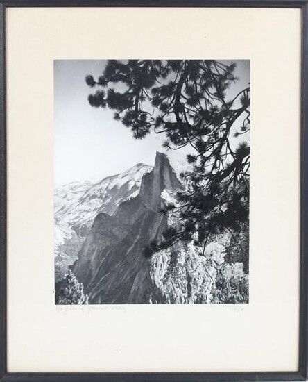 Alice Adams Original 1958 Photograph, Yosemite