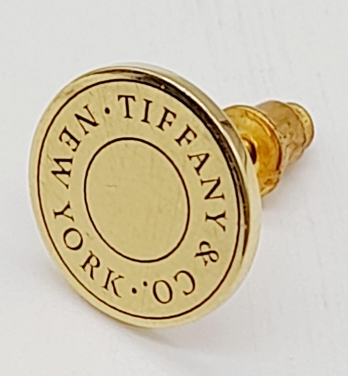 An 18K Yellow Gold Tiffany and Co. Tie Pin....