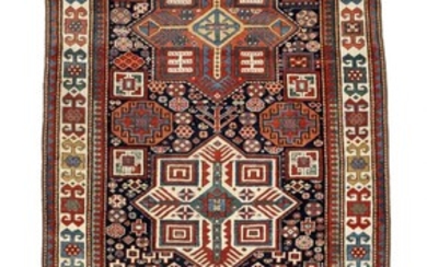 An antique Akstafa rug, Caucasus. 19th century. 245×116 cm.