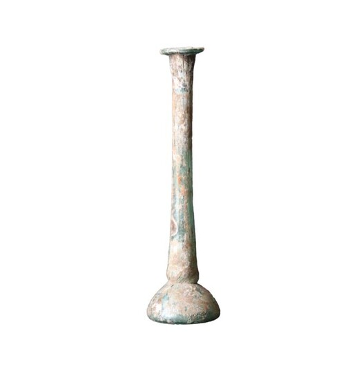 Ancient Roman Glass balsamarium - 15×4.5×4.5 cm