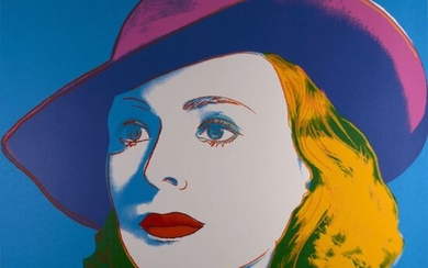 Andy Warhol (1928-1987) - Ingrid Bergman : With Hat, 1983 - Original first printing!