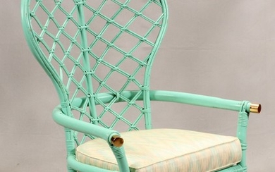 BAMBOO UPHOLSTERED CHAIR