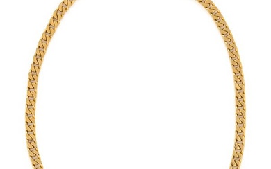 BICOLOR GOLD AND DIAMOND NECKLACE