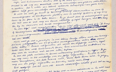 BOON, Louis Paul "Koken". Vrijdag [26 december 1969] Handschrift, 4to: 1 p. "Er zijn lezers,...