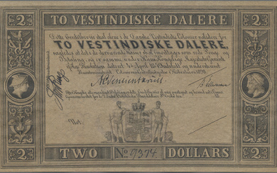 Banknotes â America - Danish West Indies