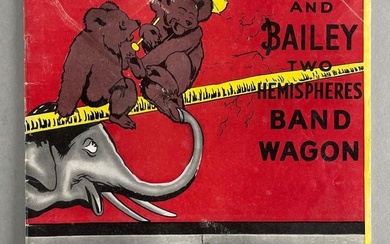 Barnum and Bailey Circus Souvenir Advertising Magazine