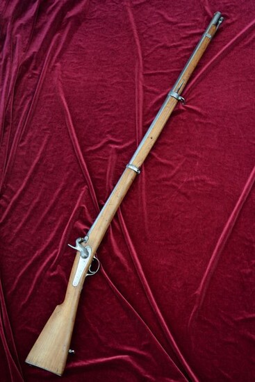 Belgium - 1850 - Liege - French regulatory type, intended for export to the colonies - Stock Custom Owner Name Engraving - Percussion - Rifle
