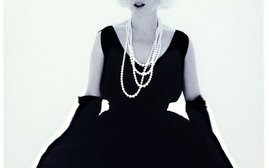 Bert Stern, 1926-2013, #"Marilyn in black dress#", photograph...