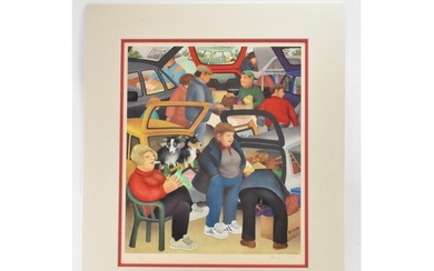 Beryl Cook (1926-2008) 'The Boot Sale' signed limited editio...