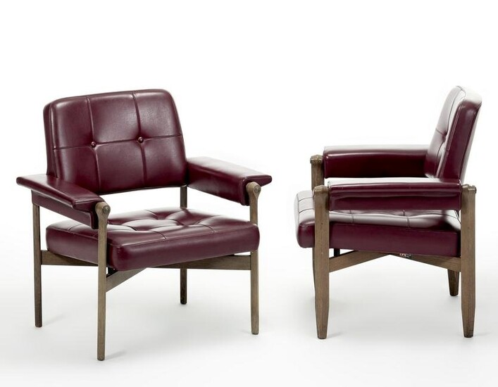 Busnelli Export Pair of armchairs covered in