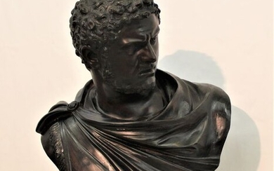 Bust, Sculpture, Caracalla - 68 cm - Bronze - Late 20th century