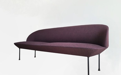 Canapé 3 places OSLO de Muuto designers Anderssen & Voll - Sofa - Aluminium, Textiles