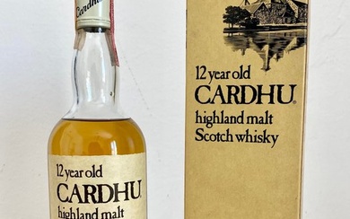 Cardhu 12 years old - Original bottling - b. 1970s - 75cl