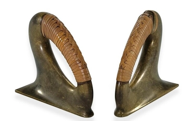 Carl AUBOCK (1900-1957), Austria pair of bronze bookend