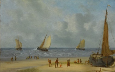 Carl Eduard Ahrendts (1822-1898) - Strandgezicht