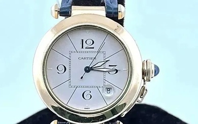 Cartier Pasha 1991 18k gold 38mm automatic watch