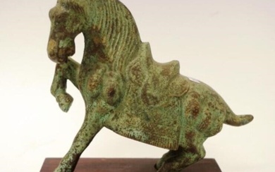 Chinese Tang style brass horse