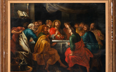 Christ Blessing the Bread, 17th century Italian school