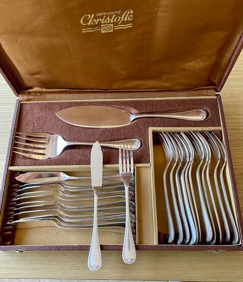 Christofle - Christofle - Dinner set for 12 (26) - Art Deco - Silverplate