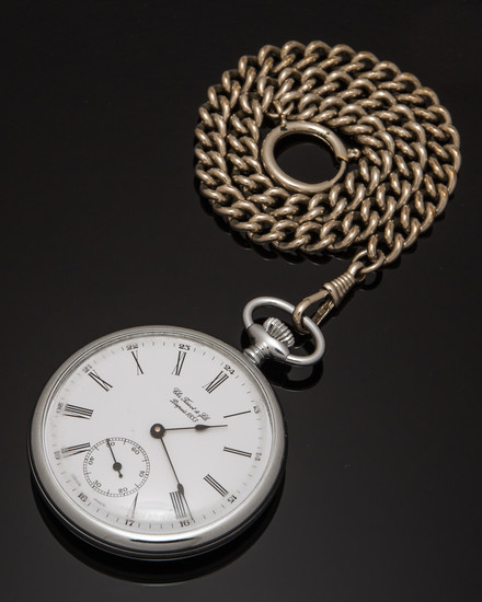 Chs. Tissot & Fils Depuis 1853 Taschenuhr Mechanischer Uhrwerk Vintage