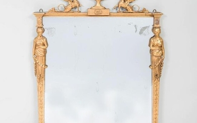 Continental Giltwood Mirror, probably North European
