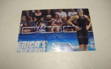 DARA TORRES USA OLYMPIC SWIMMING GOLD MEDAL CHAMP W/COA SIGNED 4X6 PHOTO