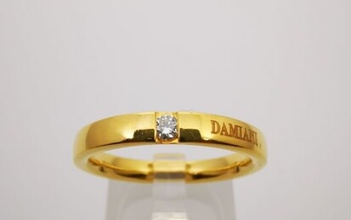 Damiani - 18 kt. Yellow gold - Ring - 0.07 ct Diamond