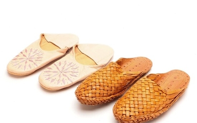 Dear Morocco and Other Embroidered and Woven Leather Slippers