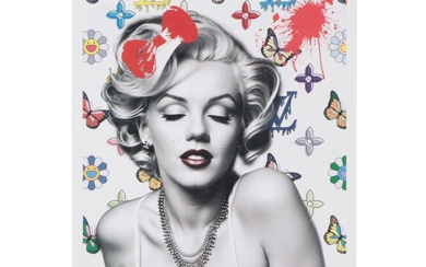 Death NYC Pop Art Graphic Print of Marilyn Monroe x Louis Vuitton, 2023