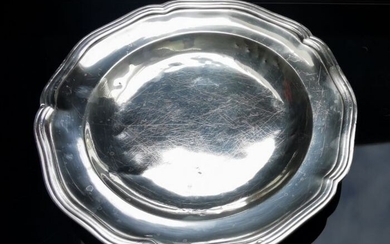 Dish - .950 silver - France - Second half 19th century