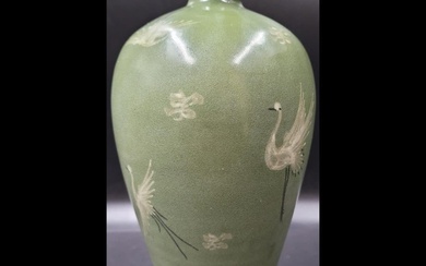 Early Antique Korean Celadon Meiping Vase