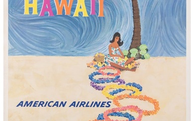 FEHMIL, John. Hawaii / American Airlines. Circa 1950s. A yo...