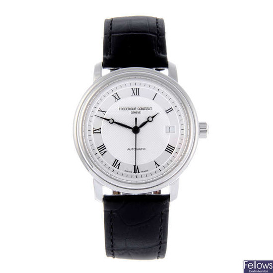 FREDERIQUE CONSTANT - a gentleman's stainless steel Classics Automatic wrist watch.