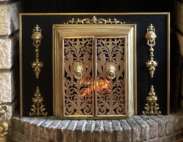 Fireplace accessory - Brass, Bronze, Iron (cast)