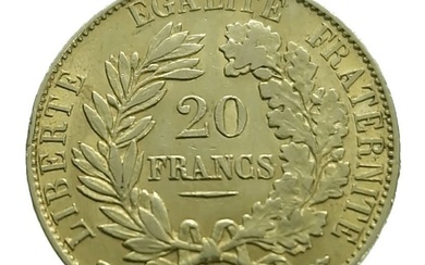 France. 20 Francs 1851-A Ceres