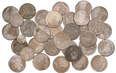 France, Directory (1795-1799), 5 Centimes (34), AN 4a, AN 5a (6), AN...