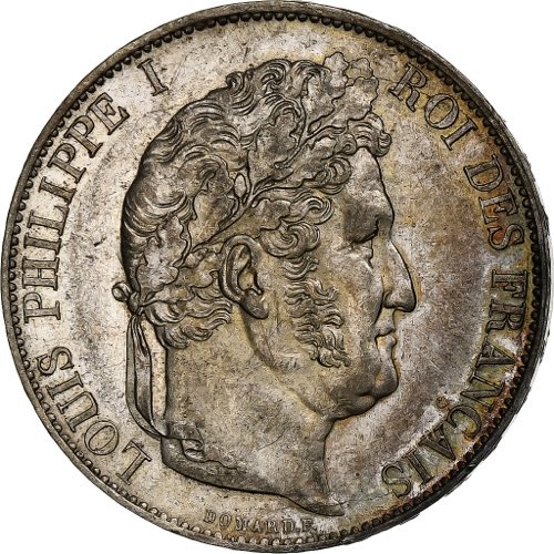 France, Louis-Philippe I, 5 Francs, 1846, Bordeaux, Silver, AU(55-58)
