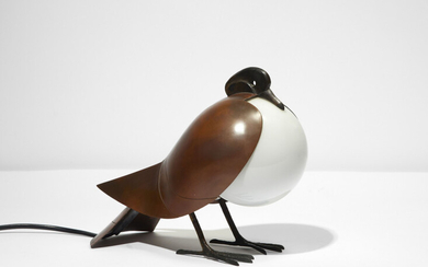 François-Xavier LALANNE 1927-2008 Lampe de table «Pigeon» - 1993