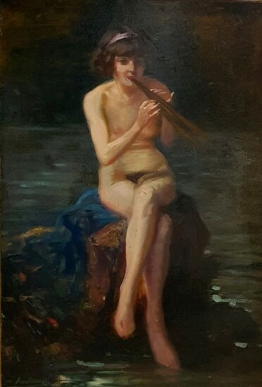 Gerard Ambrosetti (XIX-XX) - Nudo di donna