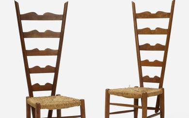 Gio Ponti, Chairs, pair