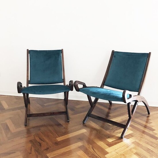Gio Ponti - Fratelli Reguitti - Lounge chair (2) - Ninfea