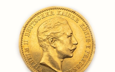 Gold coin, 10 Mark, German Reich, 1907 ,...
