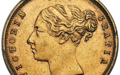 Great Britain: , Victoria gold 1/2 Sovereign 1877 AU58 PCGS,...