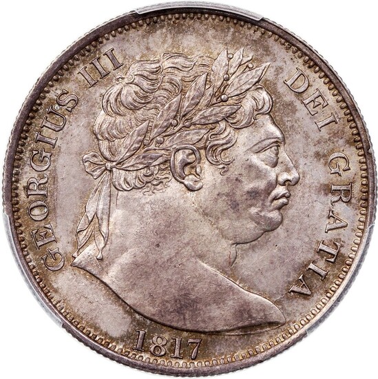 Great Britain, silver halfcrown, 1817, (S-3788)
