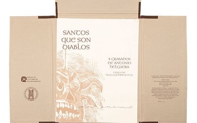 HELGUERA, ANTONIO Y GUTIÉRREZ VEGA, HUGO. SANTOS QUE SON DIABLOS. AGUASCALIENTES. 2002