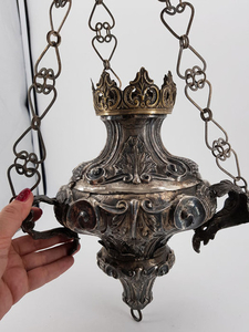 Hanging lamp - Silver - Early 19th century