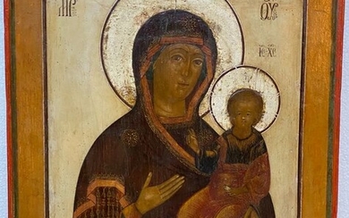 Icon, Our Lady of Smolensk - Wood - 18th century