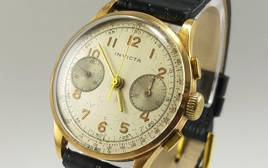 Invicta - Chronographe 18K Gold - Landeron 48 - Men - 1901-1949