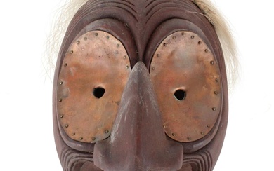 Iroquois False Face Square Mouth Blower Mask