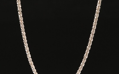 Italian 14K Sparkle Chain Necklace